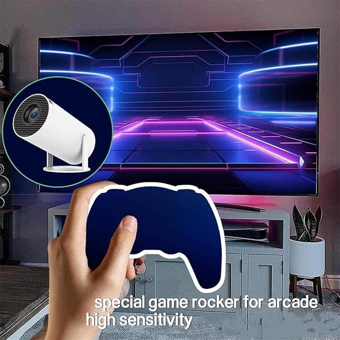 RetroVision 2 en 1 – Tu sala convertida en cine + arcade retro.