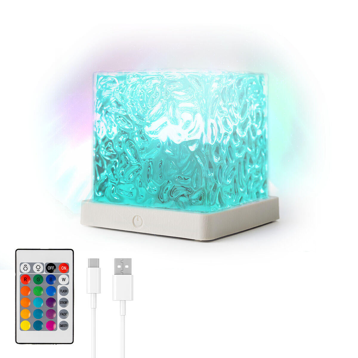 AuroraGlow – Proyector LED Recargable