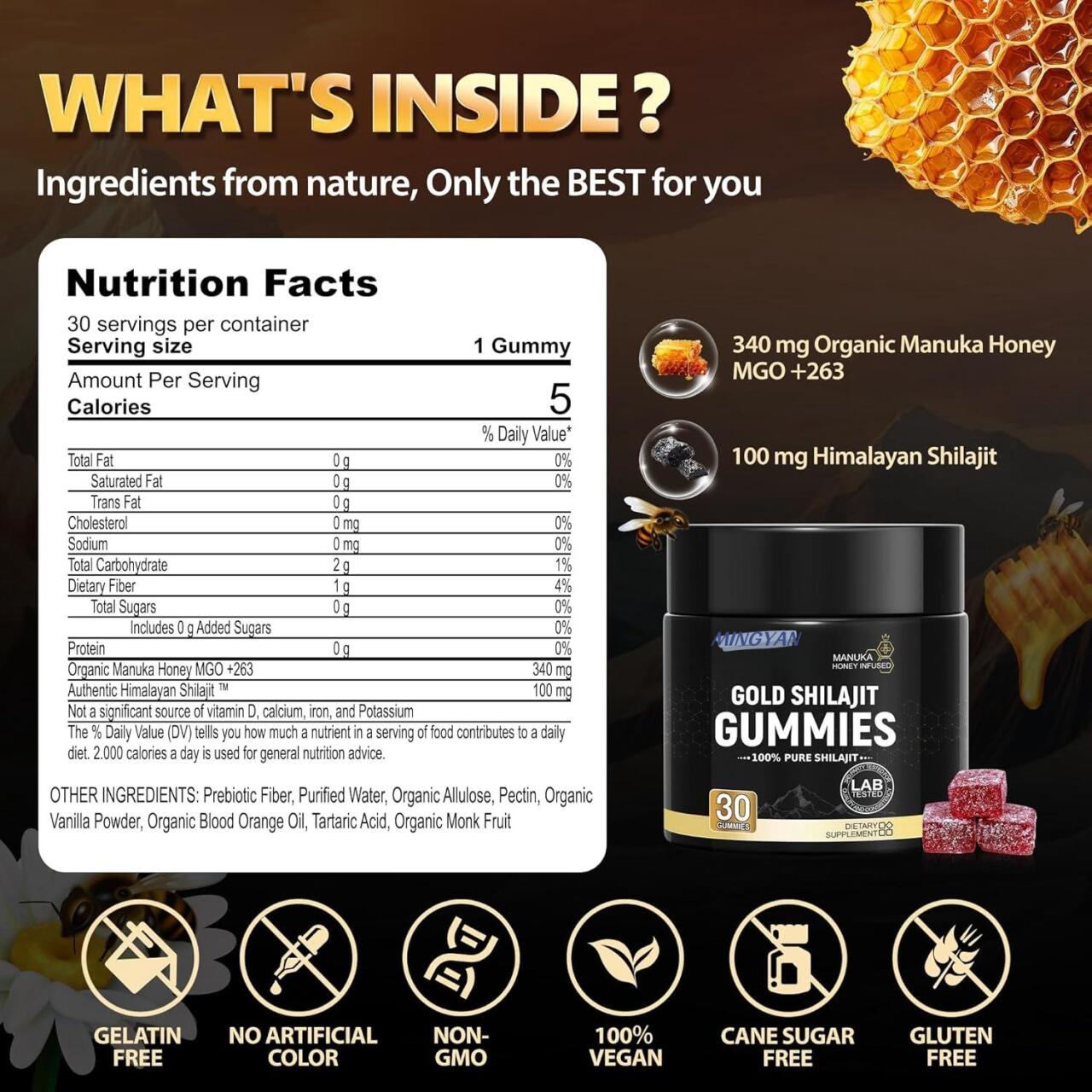 ShilajitGummy® - Energía y bienestar natural.