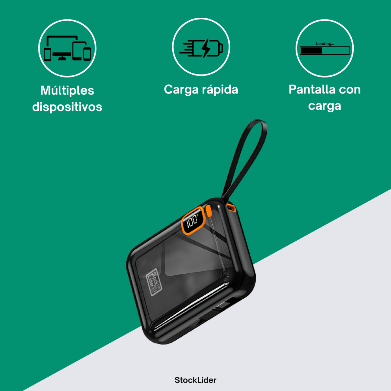 FlashCharge Pro – 100W Bidireccional