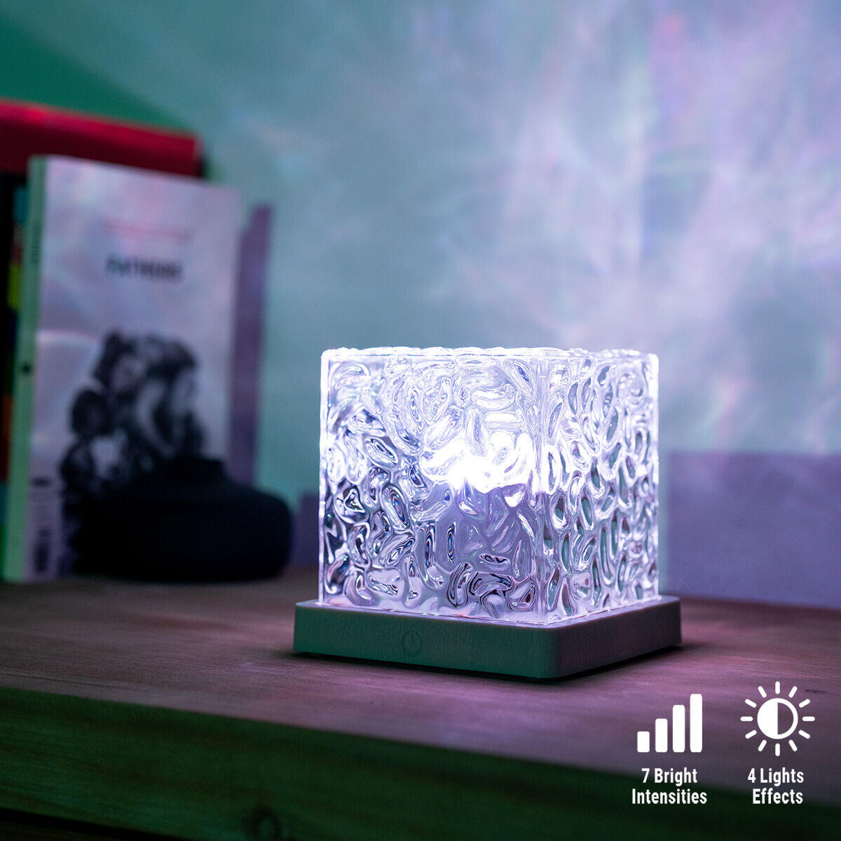 AuroraGlow – Proyector LED Recargable